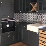 Cuisine traditionnelle noire mate Décobois cuisines Lorient